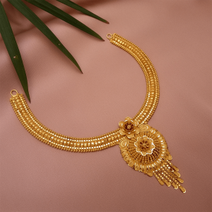 Ethnic Enigma Gold Necklace