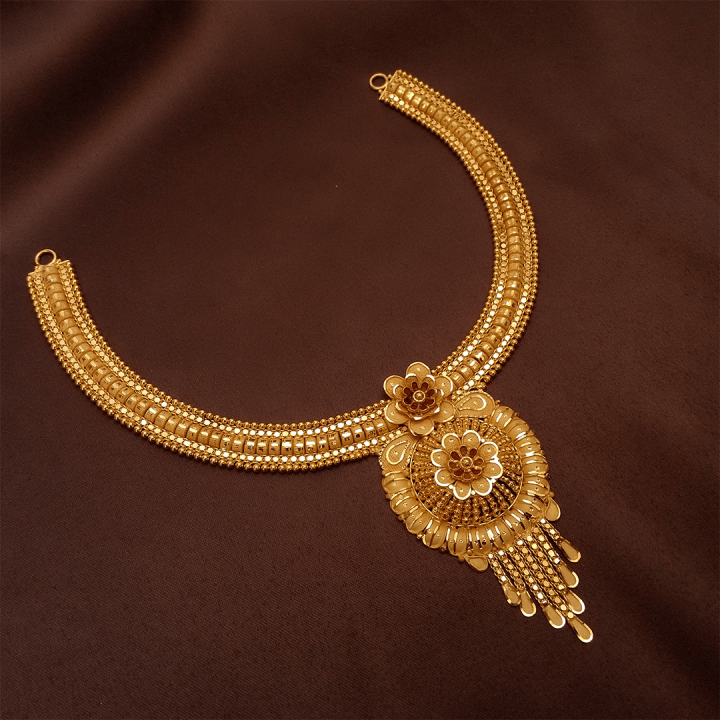 Ethnic Enigma Gold Necklace